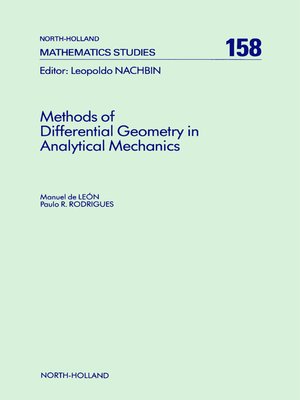 cover image of Methods of Differential Geometry in Analytical Mechanics